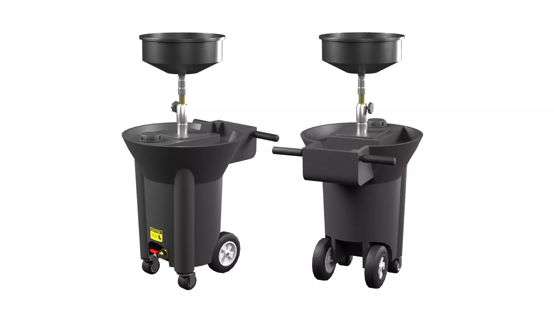 Waste Oil Drain Low-poly 3D model_0