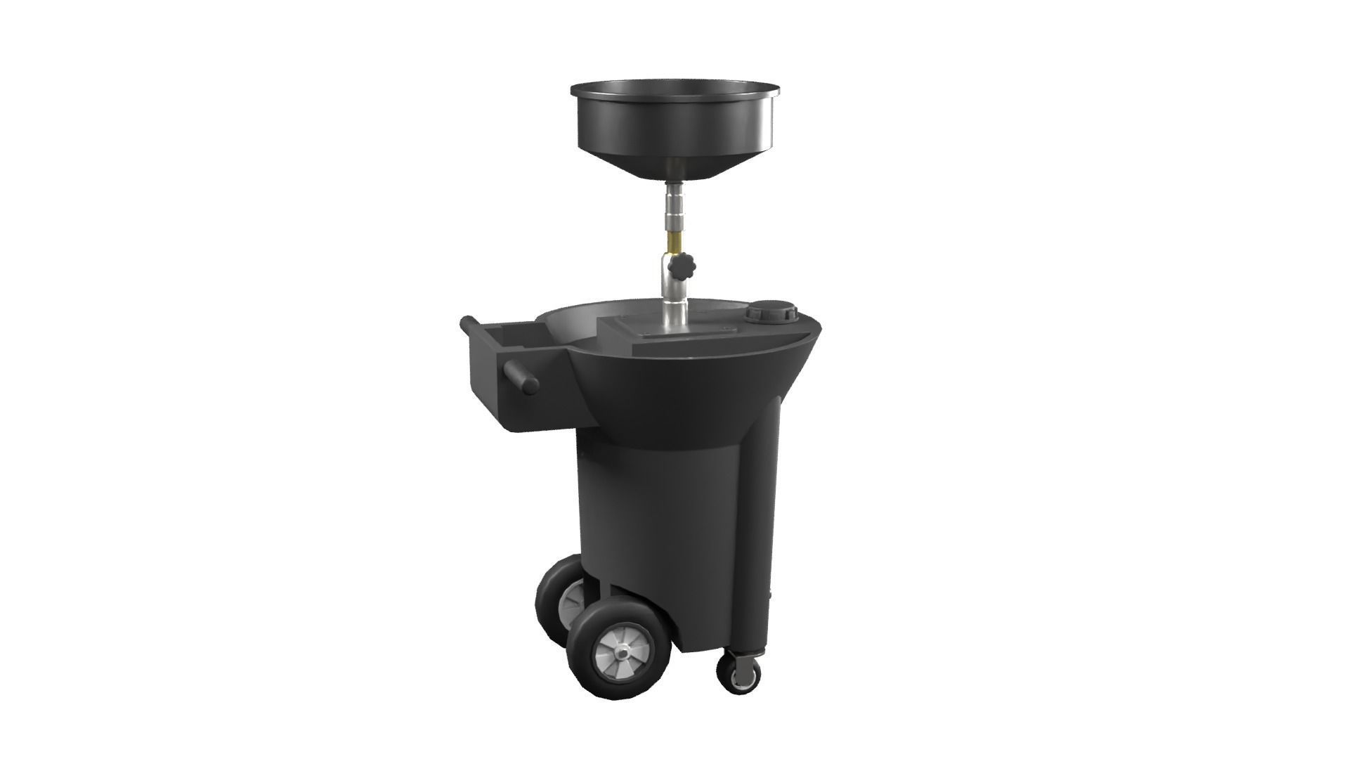 Waste Oil Drain Low-poly 3D model_5