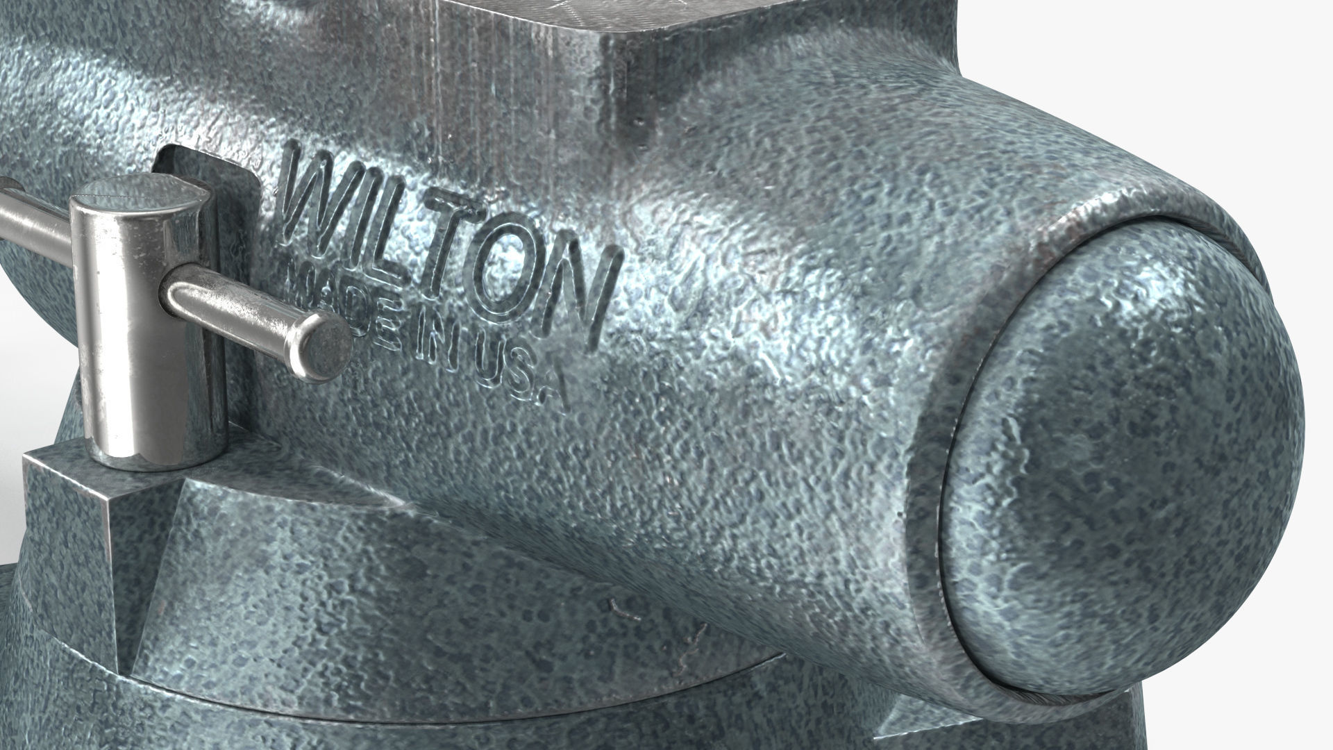 Wilton Pipe Bench Vise Dusty 3D model_11