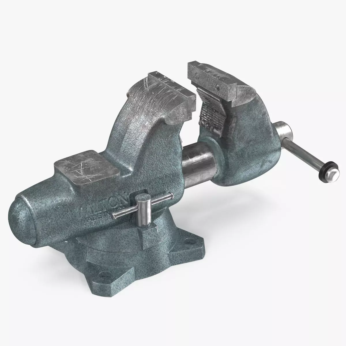 Wilton Pipe Bench Vise Dusty 3D model_0