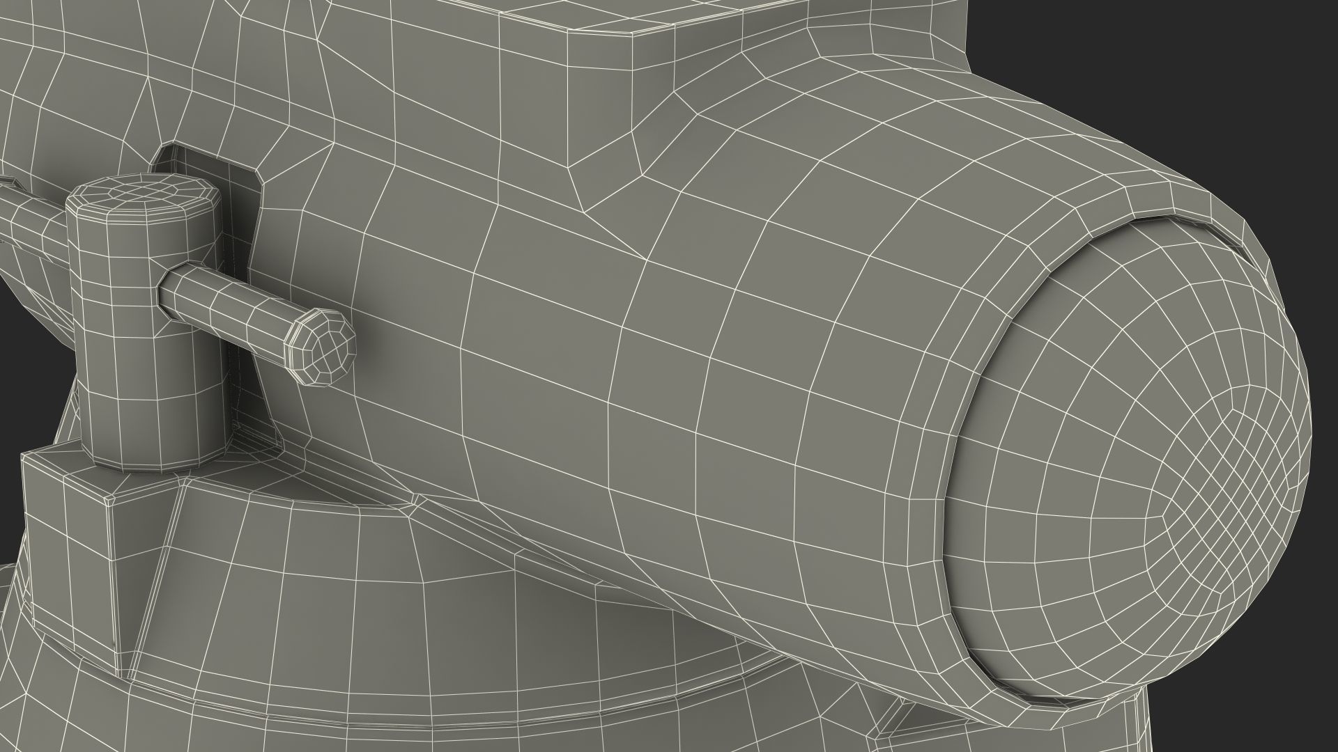 Wilton Pipe Bench Vise Dusty 3D model_26