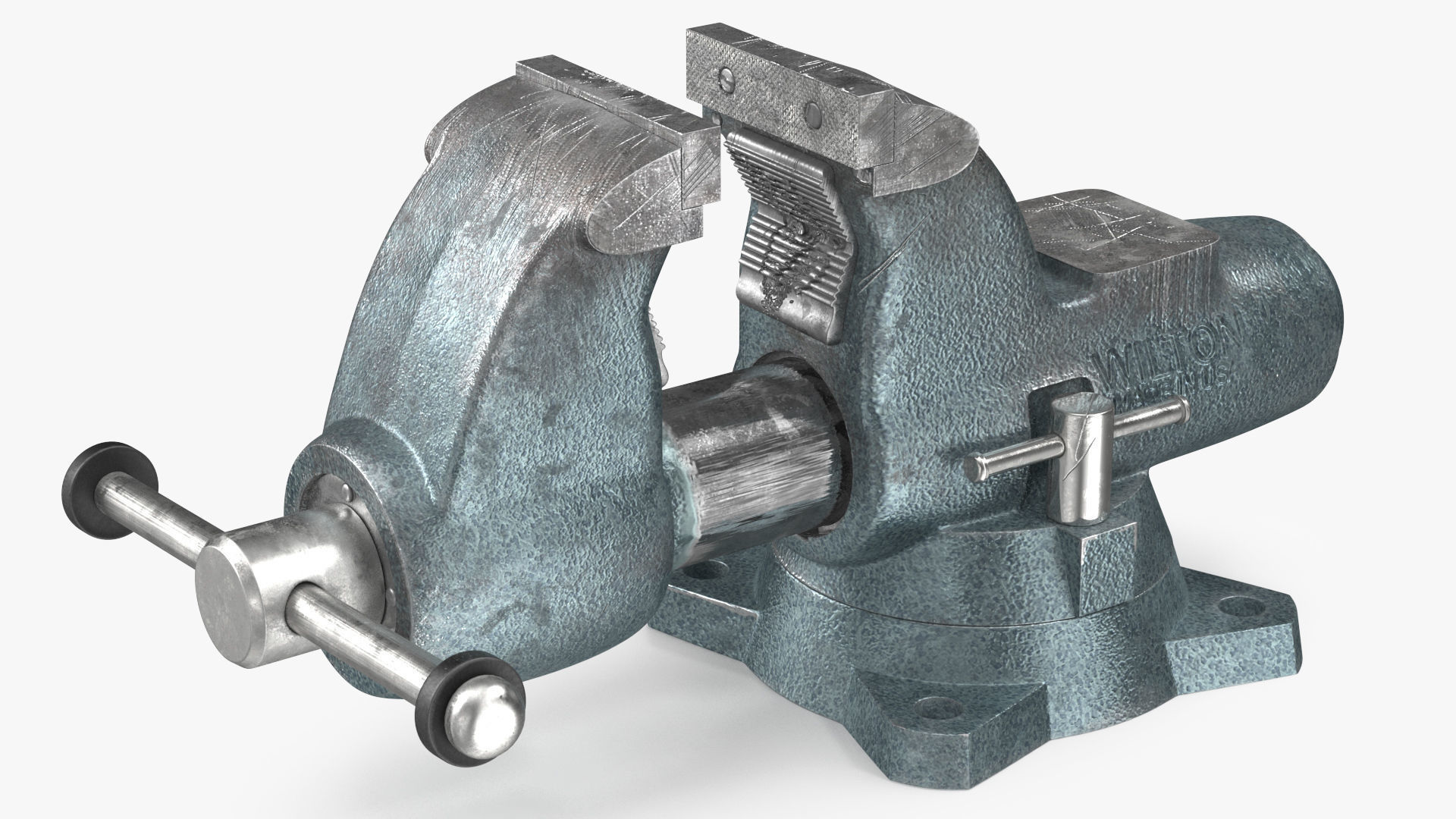 Wilton Pipe Bench Vise Dusty 3D model_9