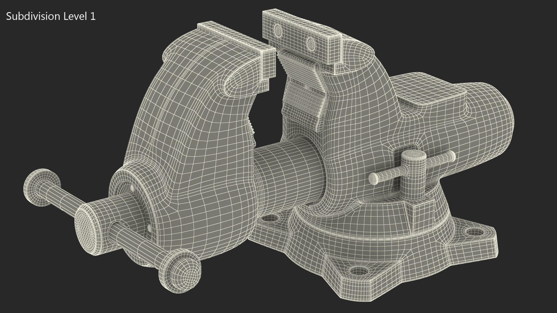 Wilton Pipe Bench Vise Dusty 3D model_17