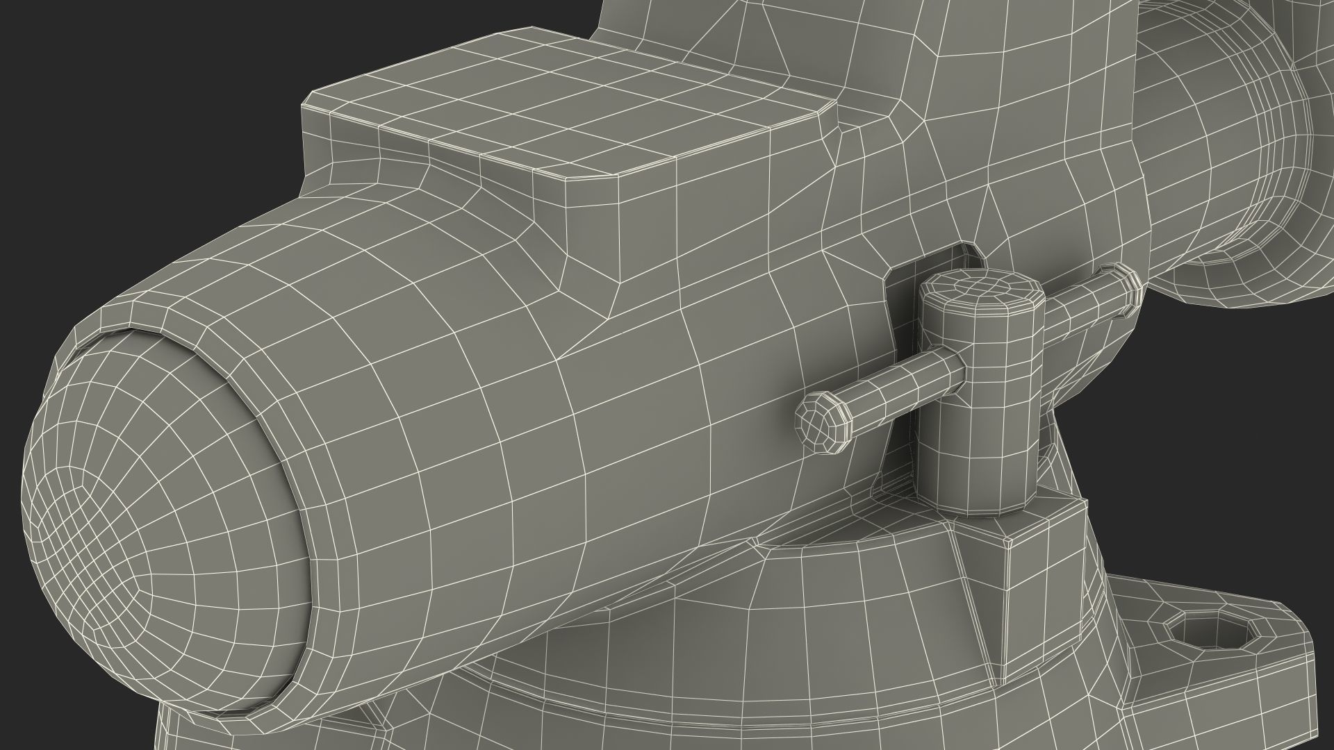 Wilton Pipe Bench Vise Dusty 3D model_28