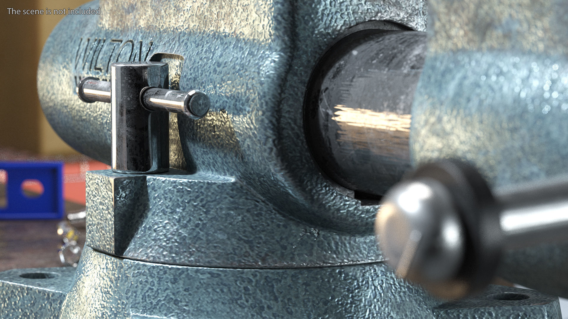 Wilton Pipe Bench Vise Dusty 3D model_6