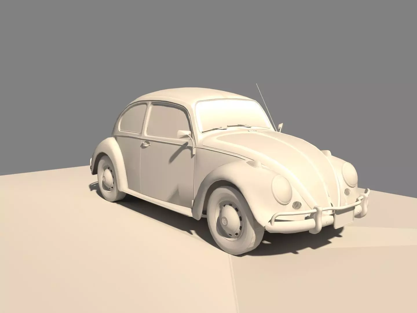 Volkswagen Fusca 1300 GL 3D model