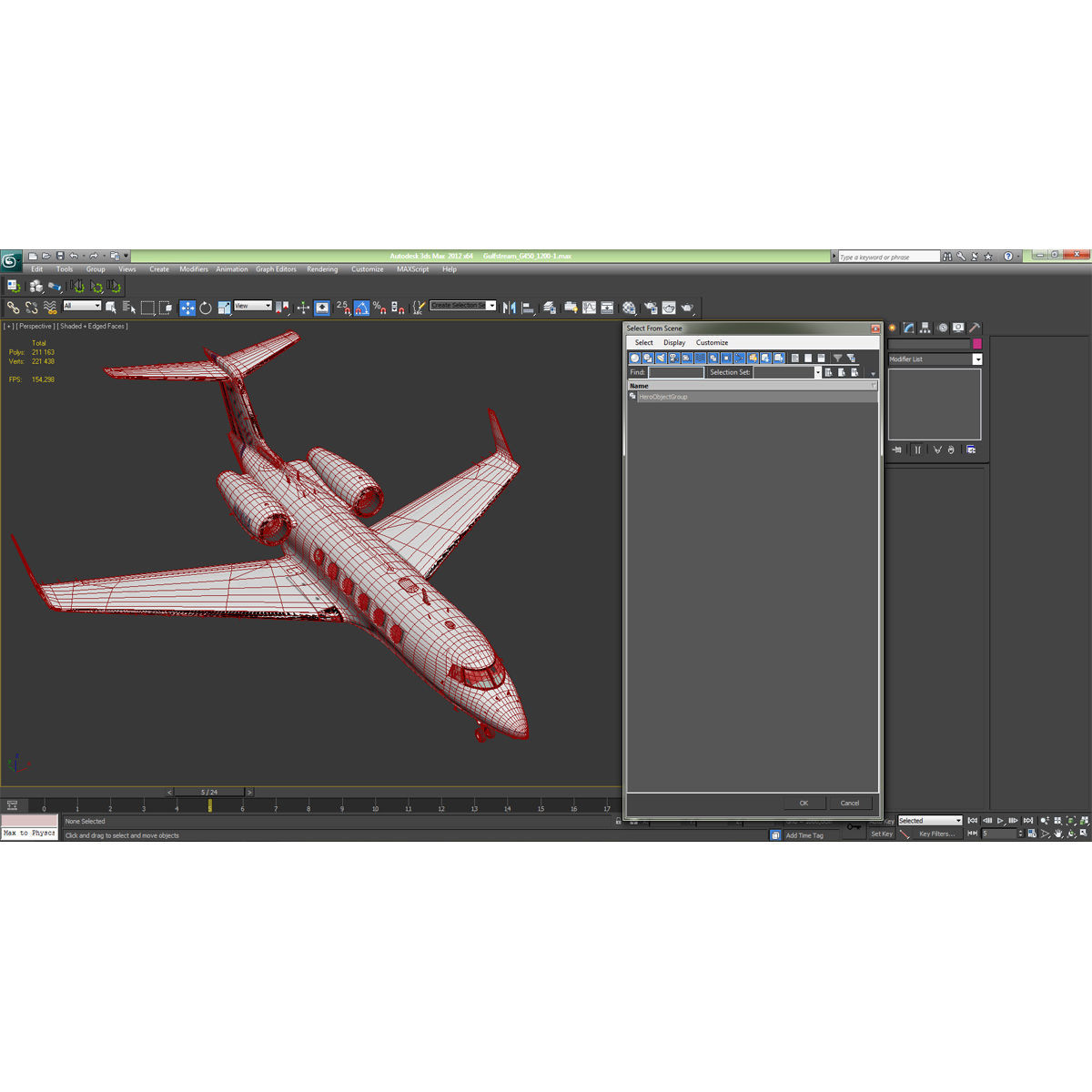 Gulfstream G450 3D model_35