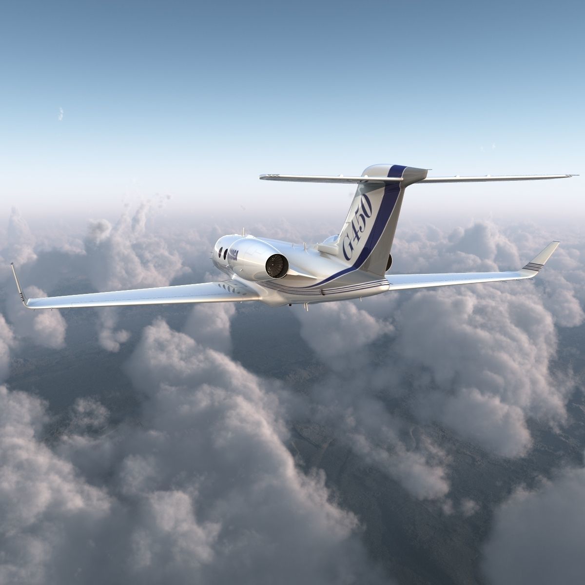 Gulfstream G450 3D model_21
