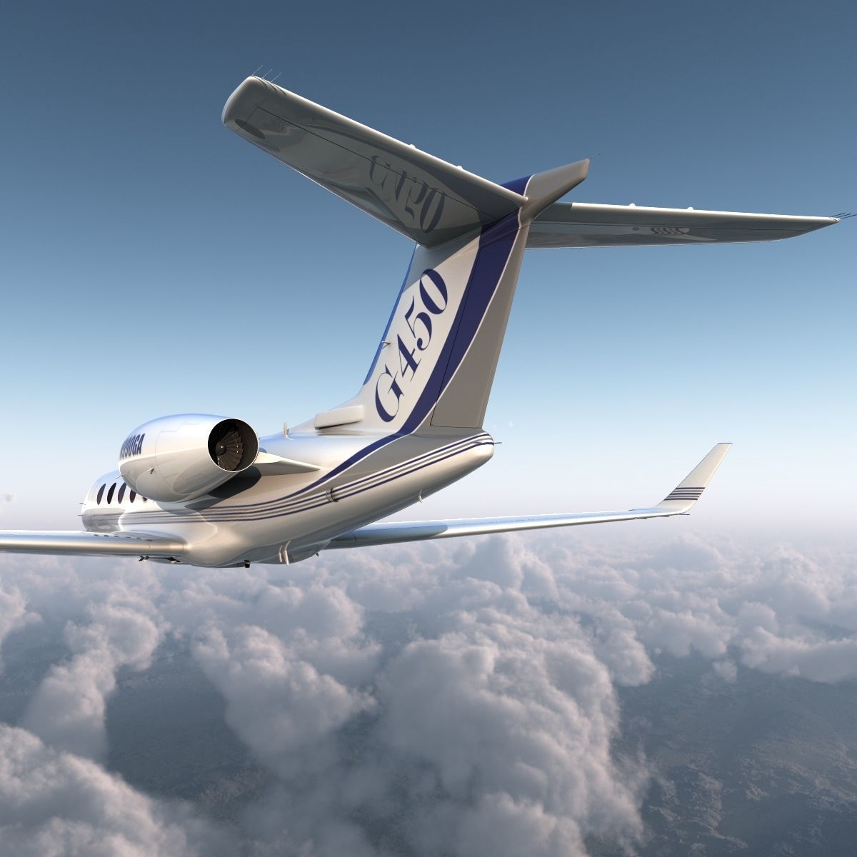 Gulfstream G450 3D model_24