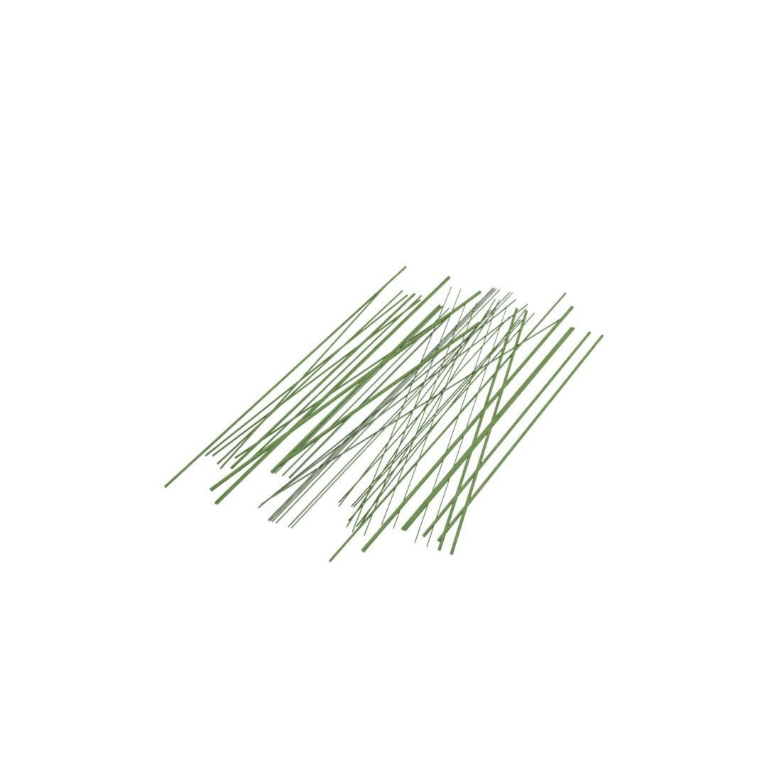 Grass sticks Low-poly 3D model_3
