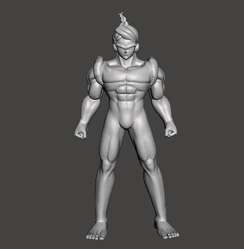 Maji Kayo  muscular  form 3D Model 3D print model