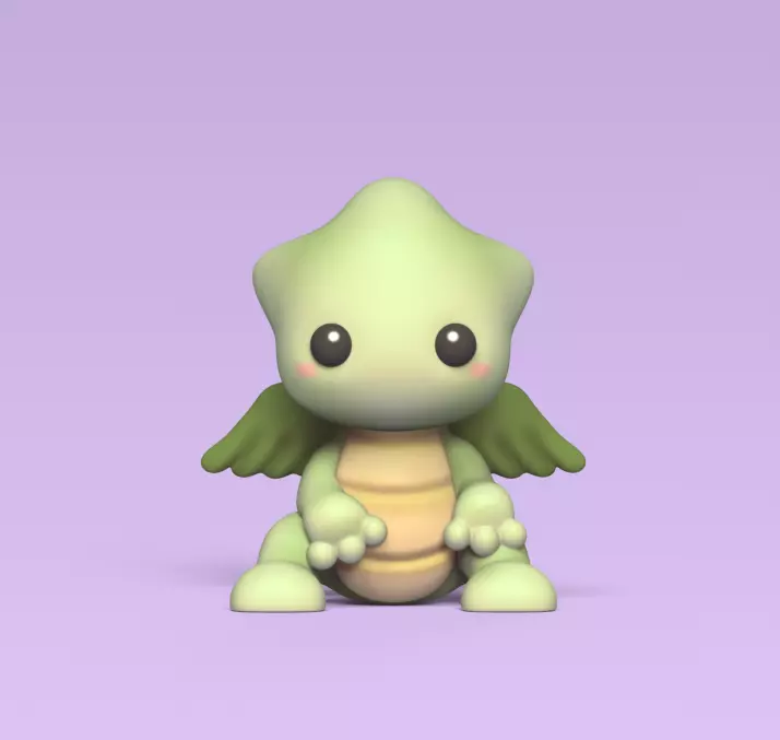 Little Dragon 3D print model_0