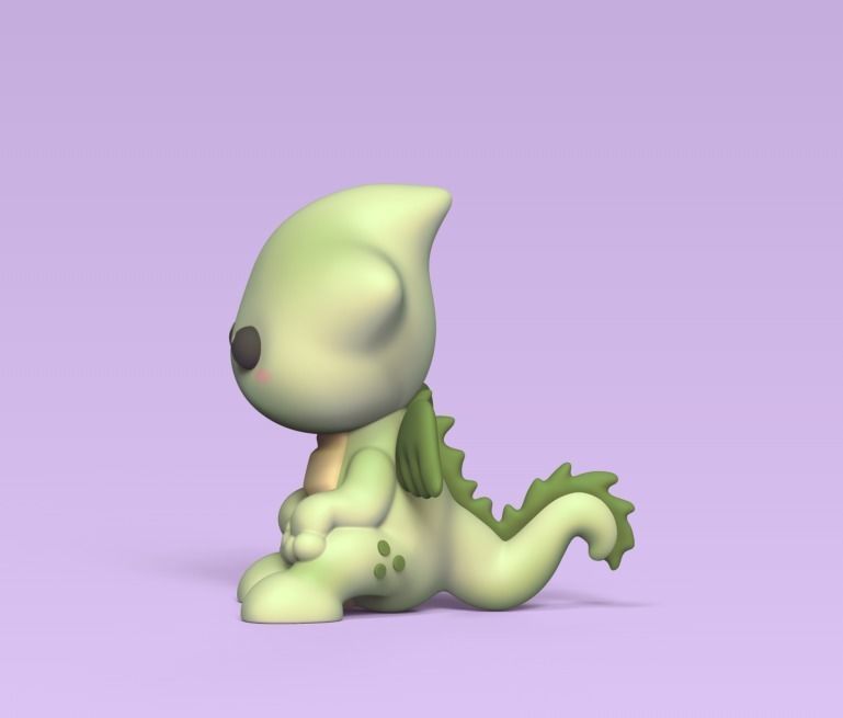 Little Dragon 3D print model_2