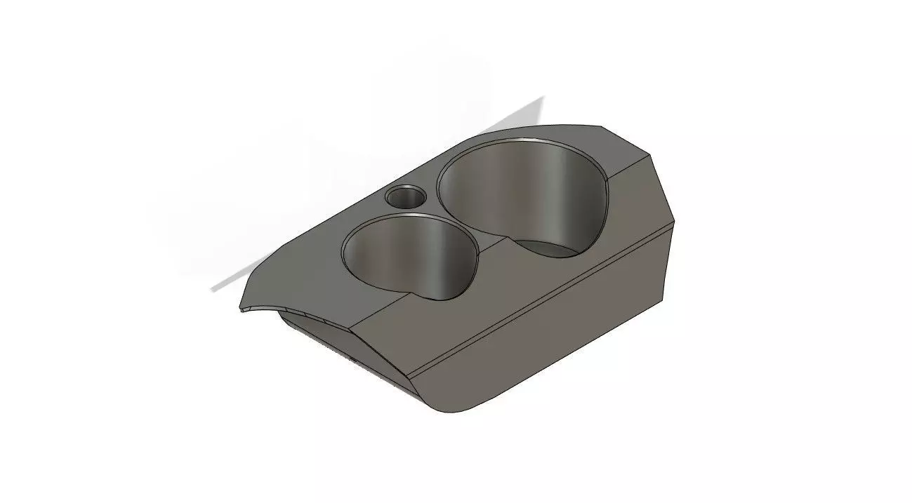 Skoda Octavia mk1 Cup and Beverage holder 3D print model_0