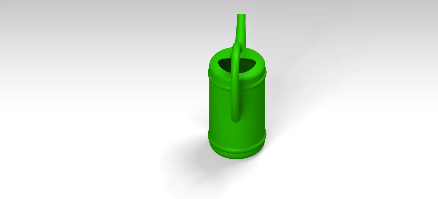Watering can 3D model_2