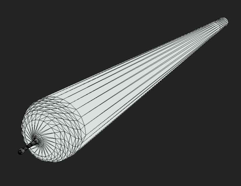 Cannabis Weed Joint 2 Low-poly 3D model_3