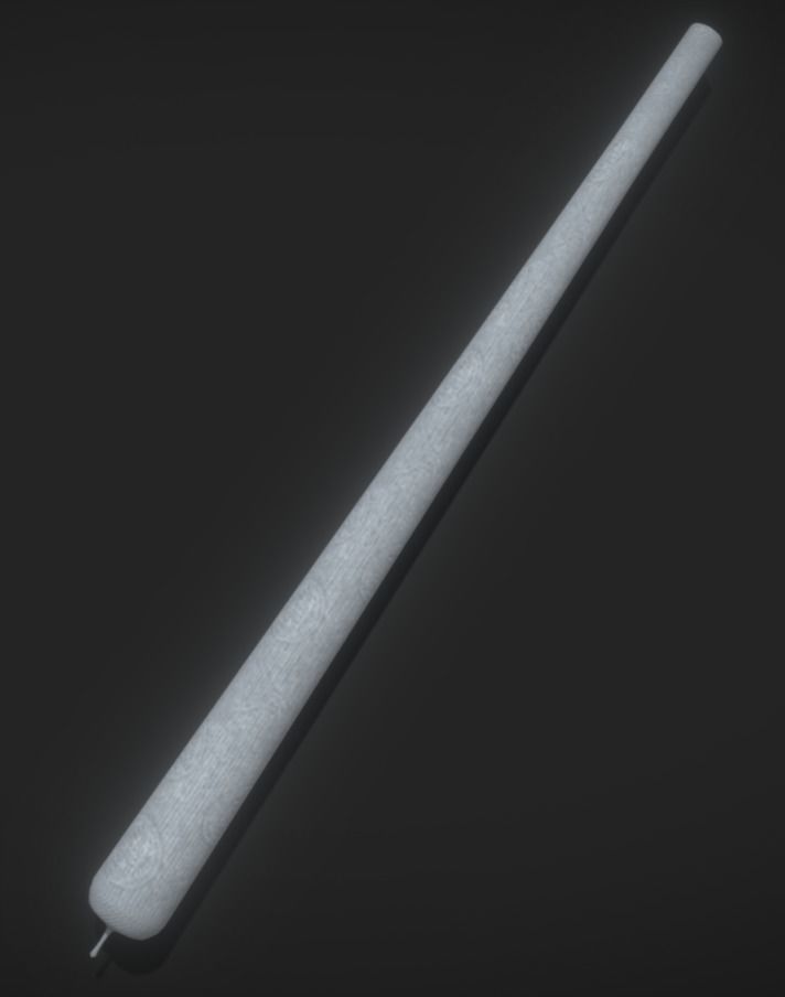 Cannabis Weed Joint 2 Low-poly 3D model_2