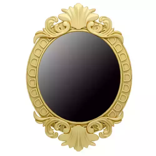 Mirror gold ornate