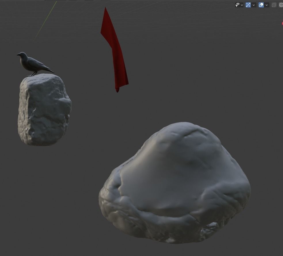 13th Friday Low Poly Asset Pack Free 3D model_6