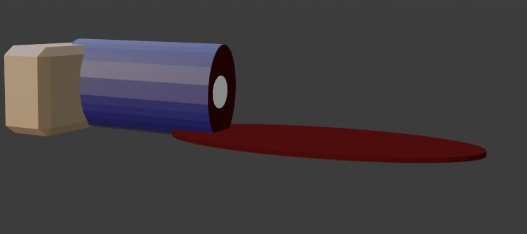 13th Friday Low Poly Asset Pack Free 3D model_4