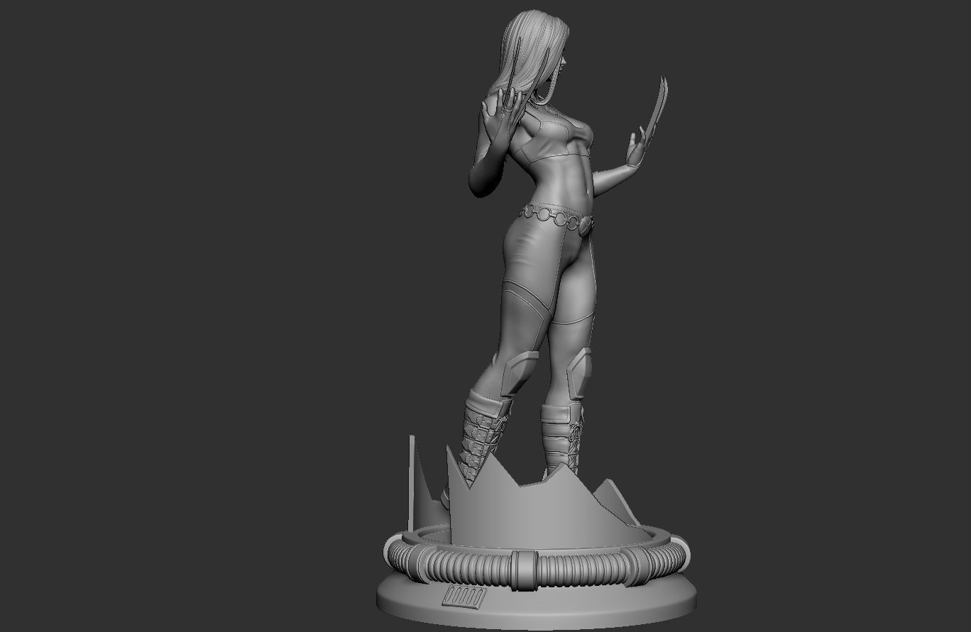 X23 Statue Figure 3D model 3D printable CGTrader