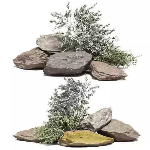 Stone and Bush Pack 5