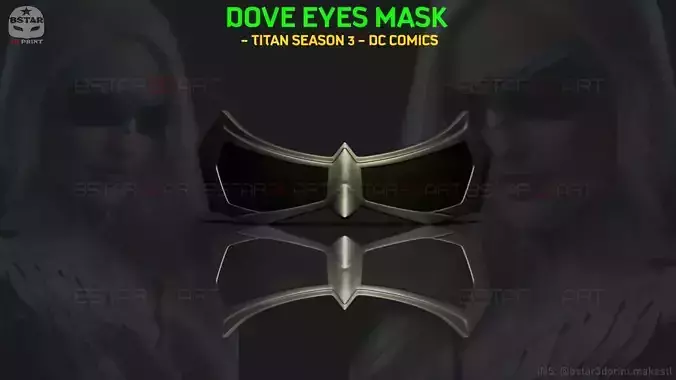 DOVE Eyes Mask - TITANS ss3 - DC comics