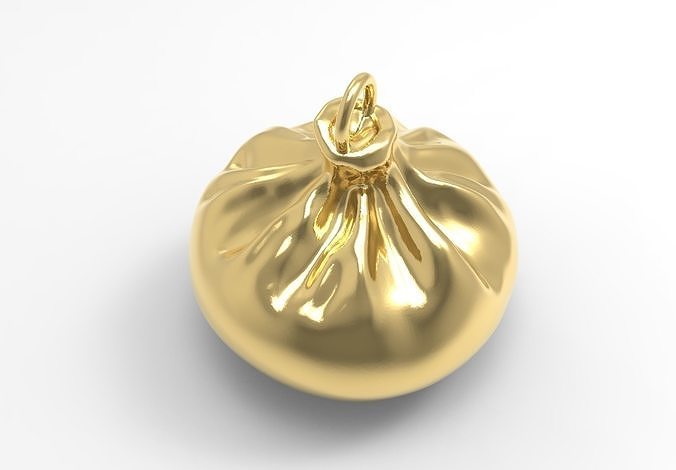 Pendant in the shape of a Chinese domplin 3D print model