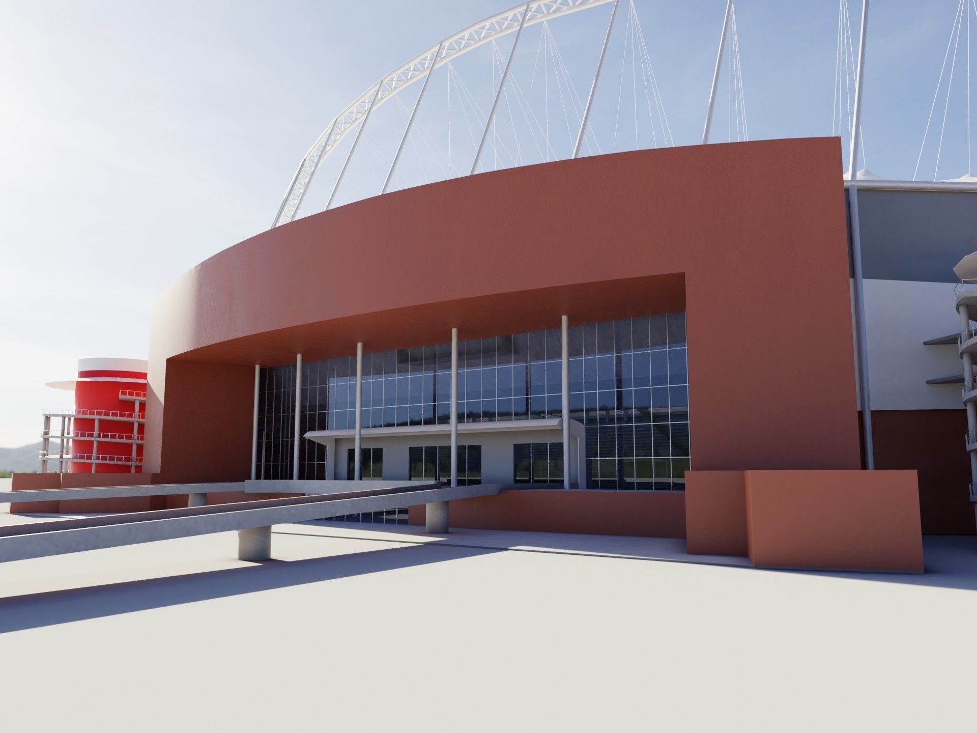  Khalifa International Stadium fifa world cup 2022 qatar 3D model_10