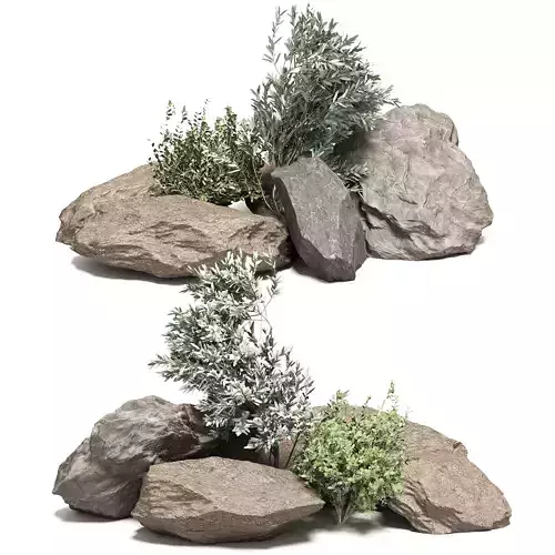 Stone and Bush Pack 6
