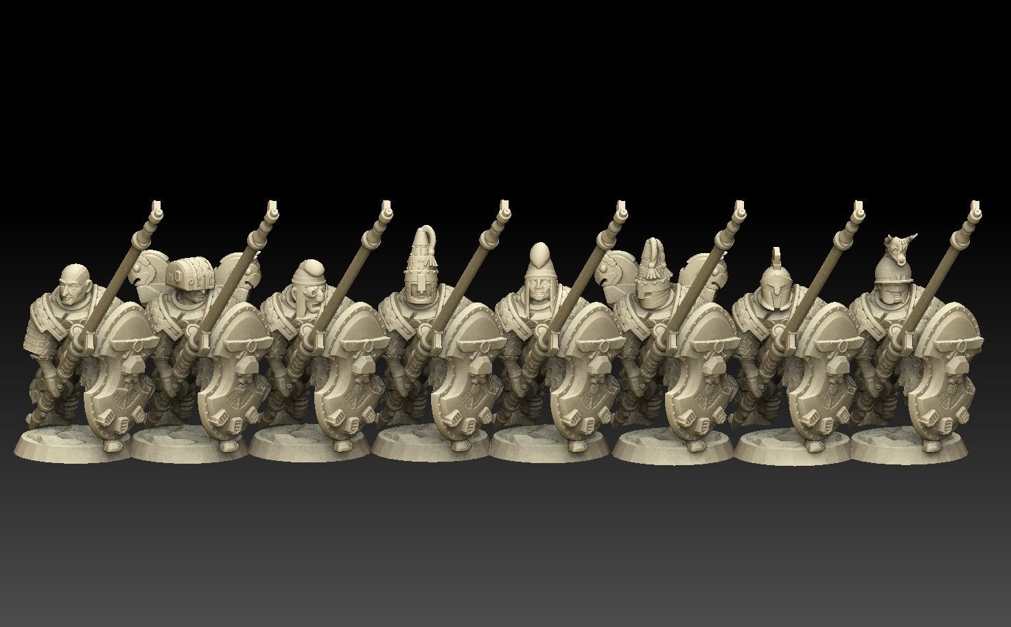 Space Persian Immortals Megapack 3D print model_9