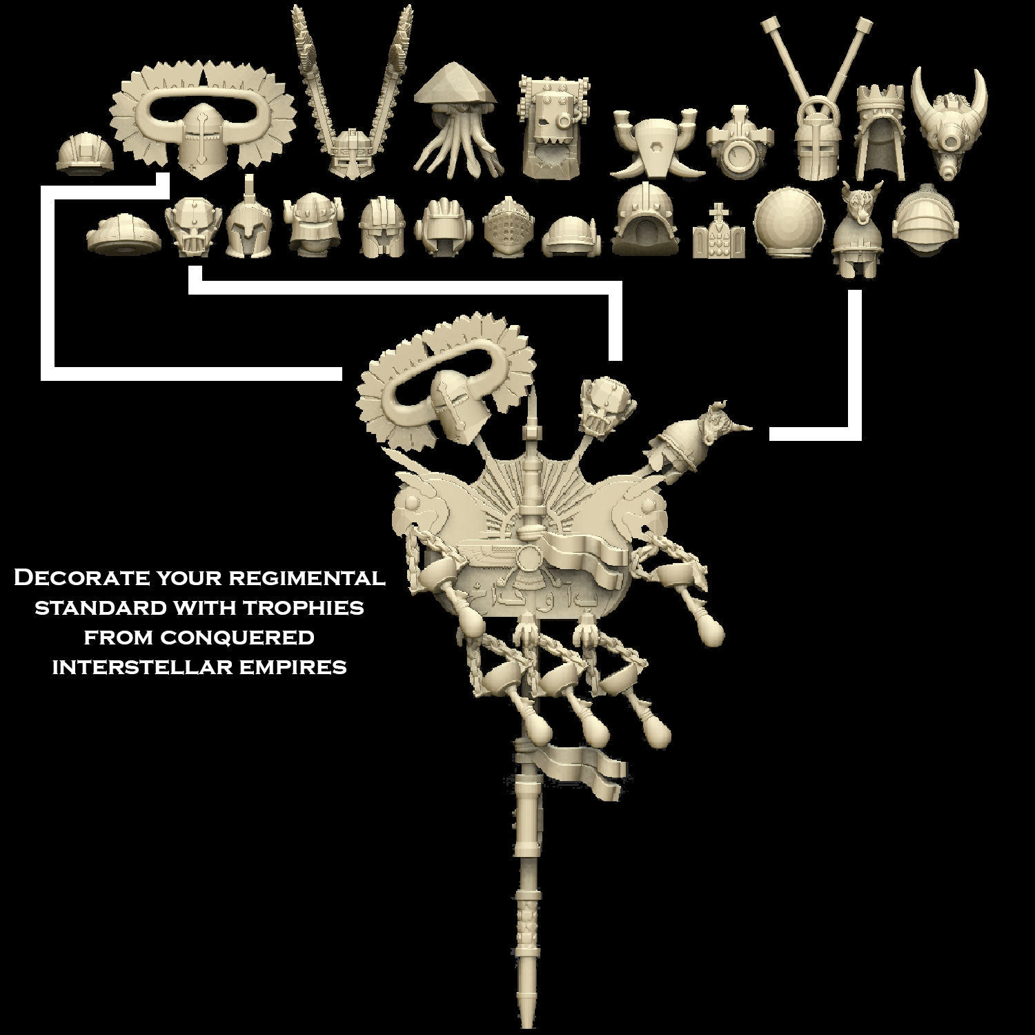 Space Persian Immortals Megapack 3D print model_2