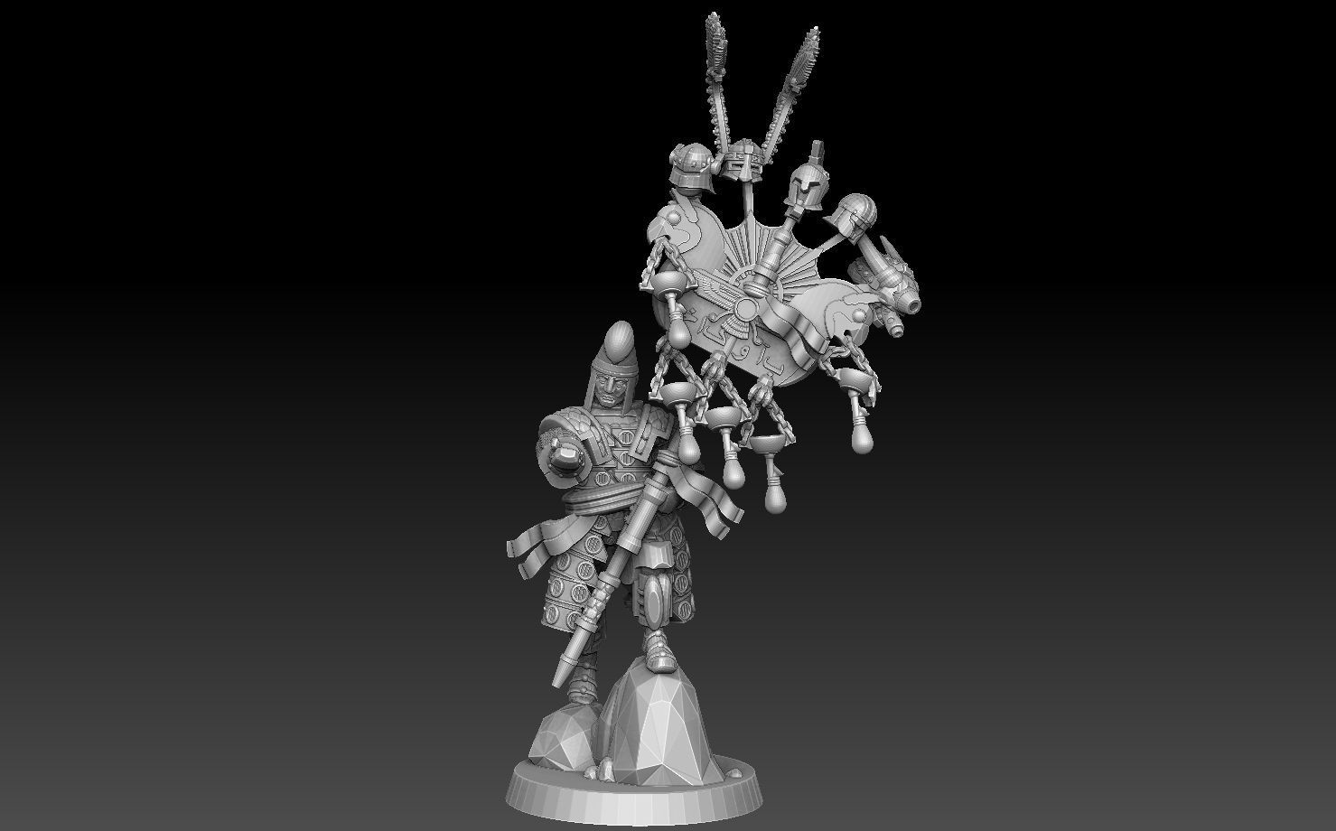 Space Persian Immortals Megapack 3D print model_4