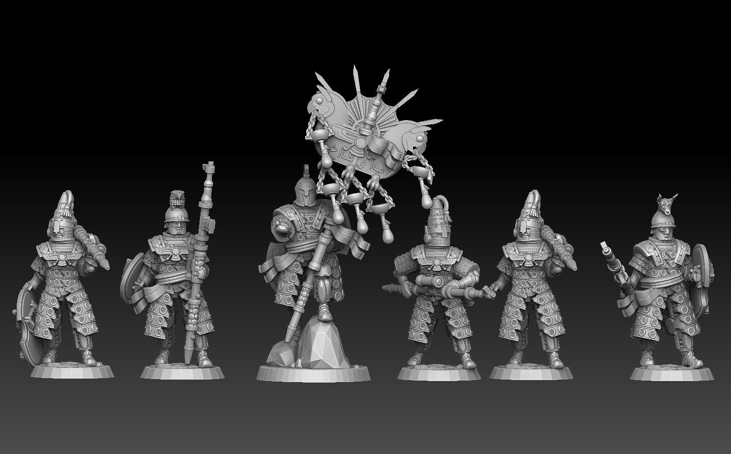 Space Persian Immortals Megapack 3D print model_6