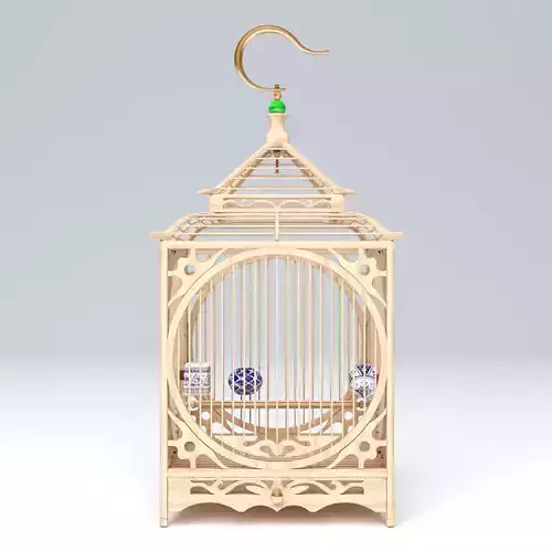 CHINESE BIRD CAGE 01 3D model