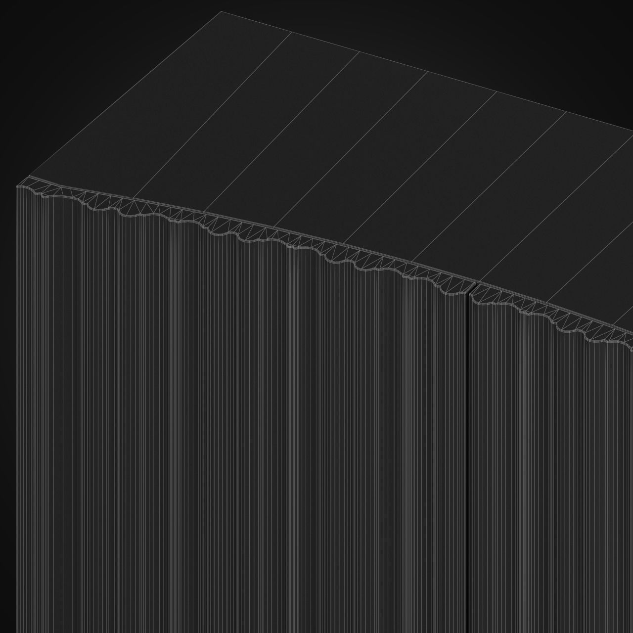 Melange Apollo Credenza 3D model_3