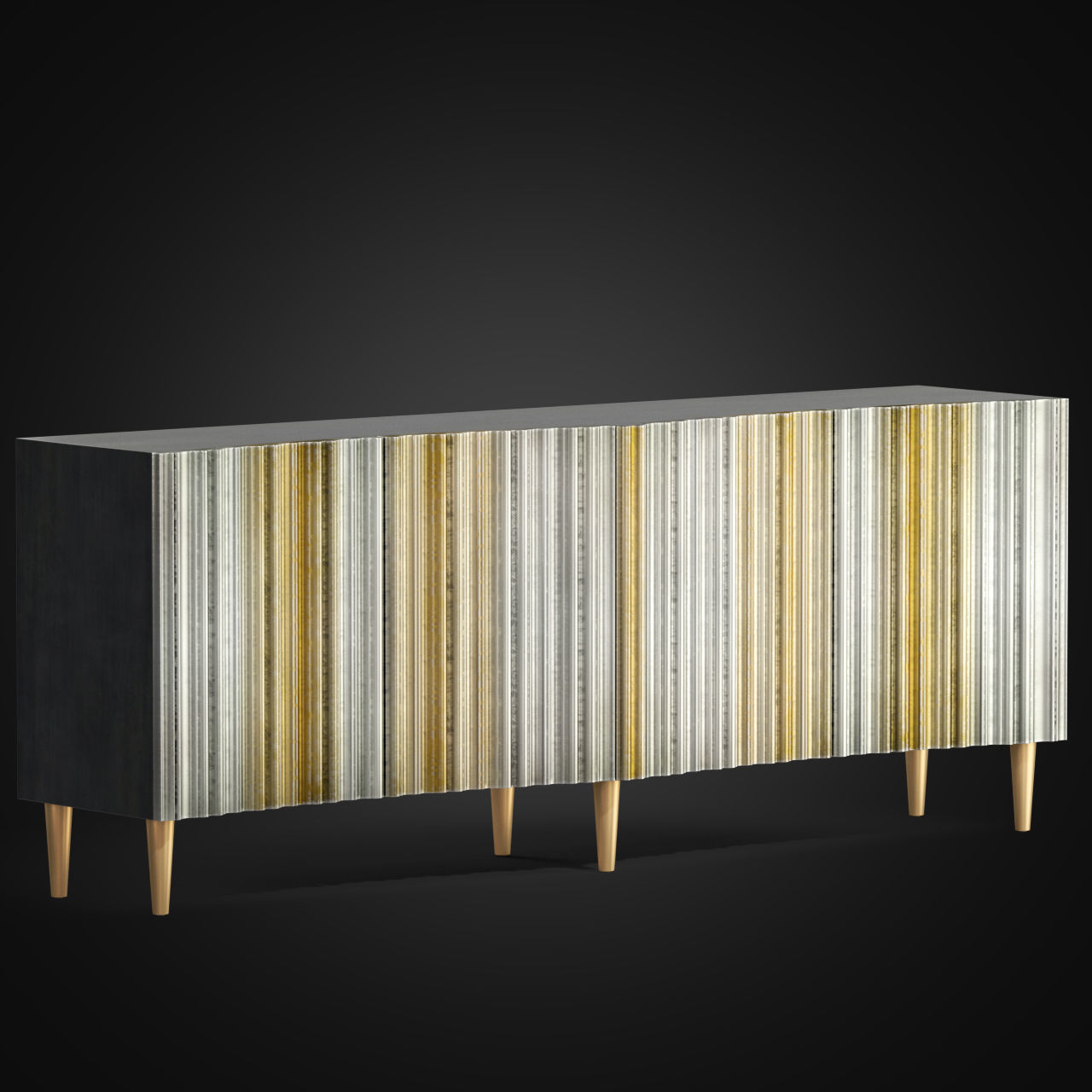 Melange Apollo Credenza 3D model_1