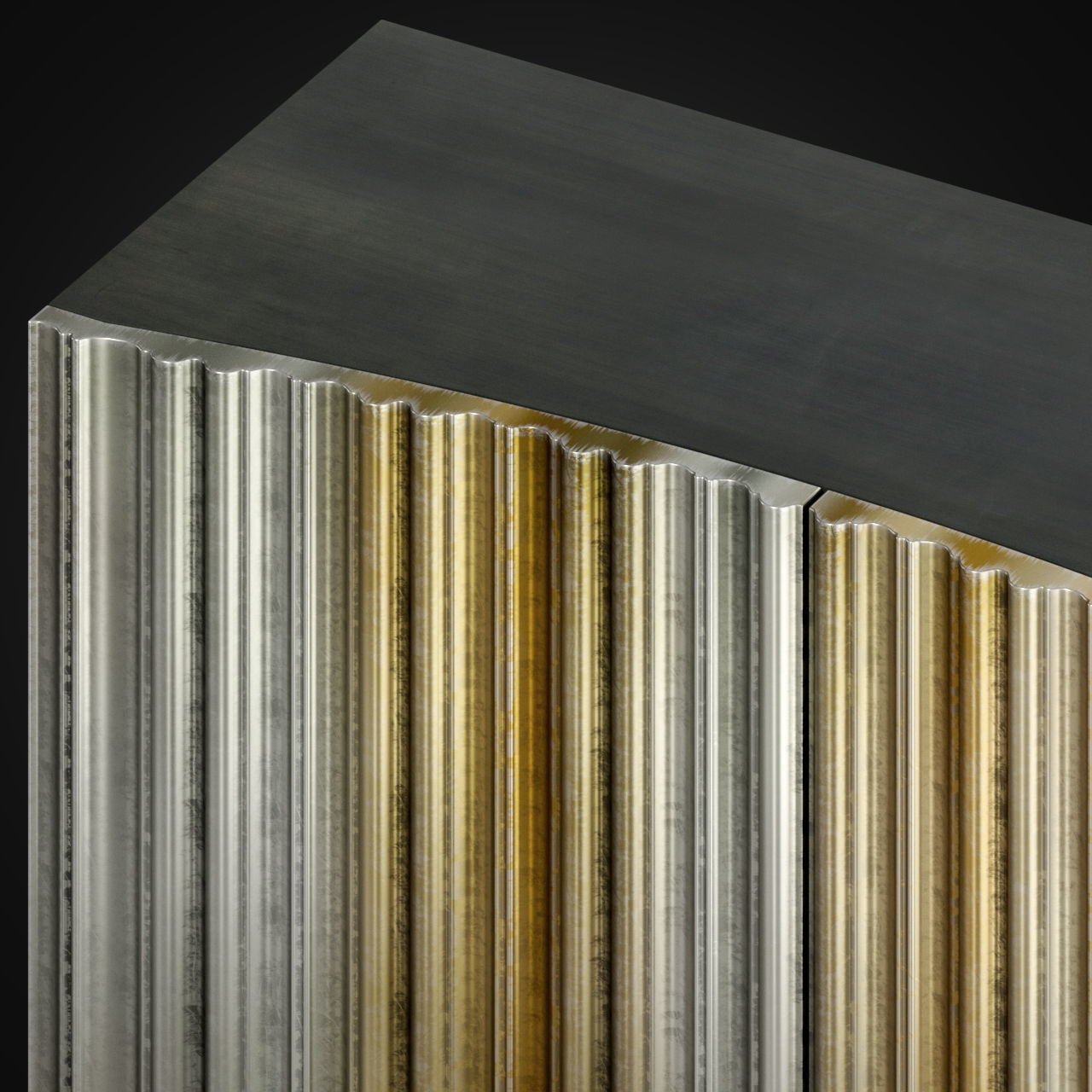 Melange Apollo Credenza 3D model_2