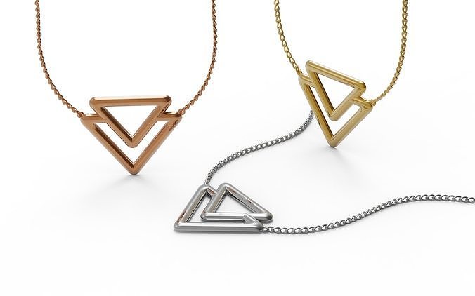 Girly pendant 3D print model