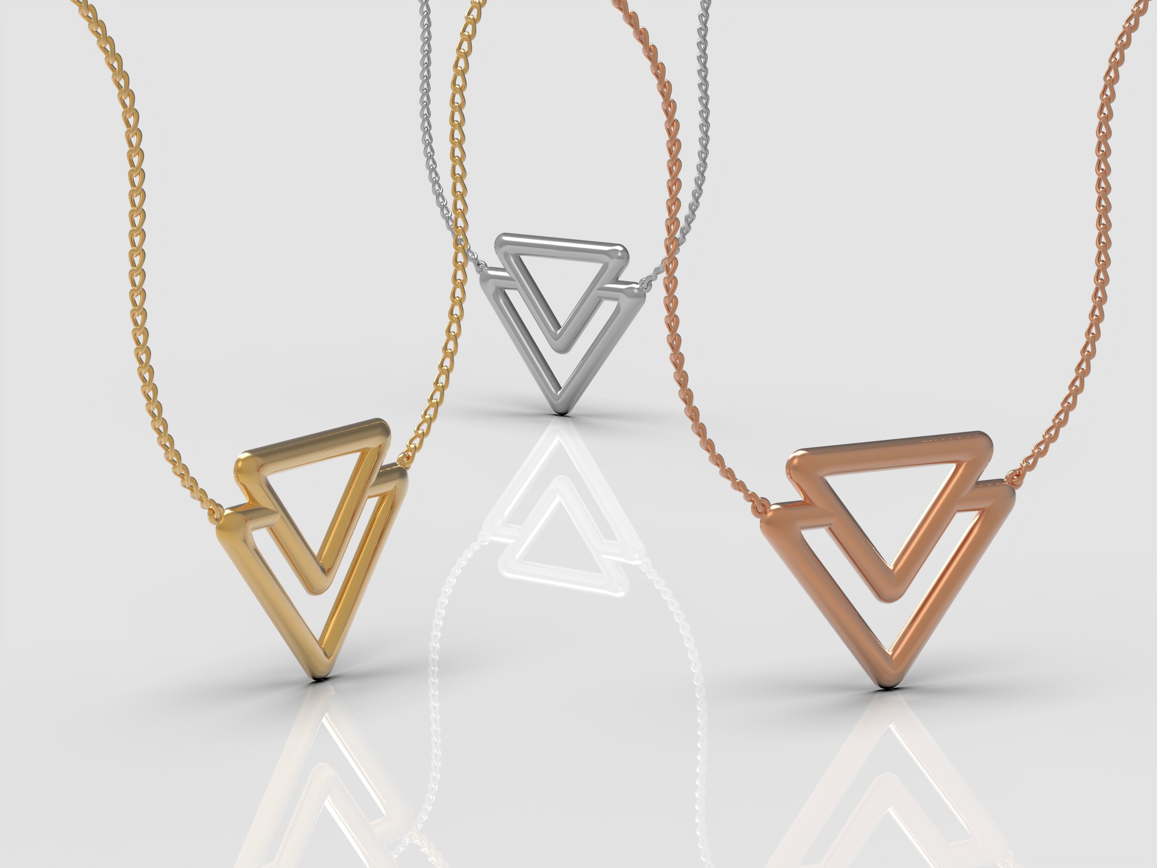 Girly pendant 3D print model_3