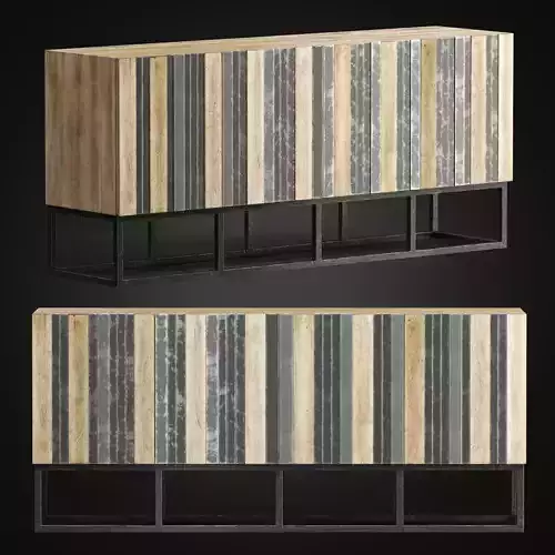 Melange Brady Credenza 3D model
