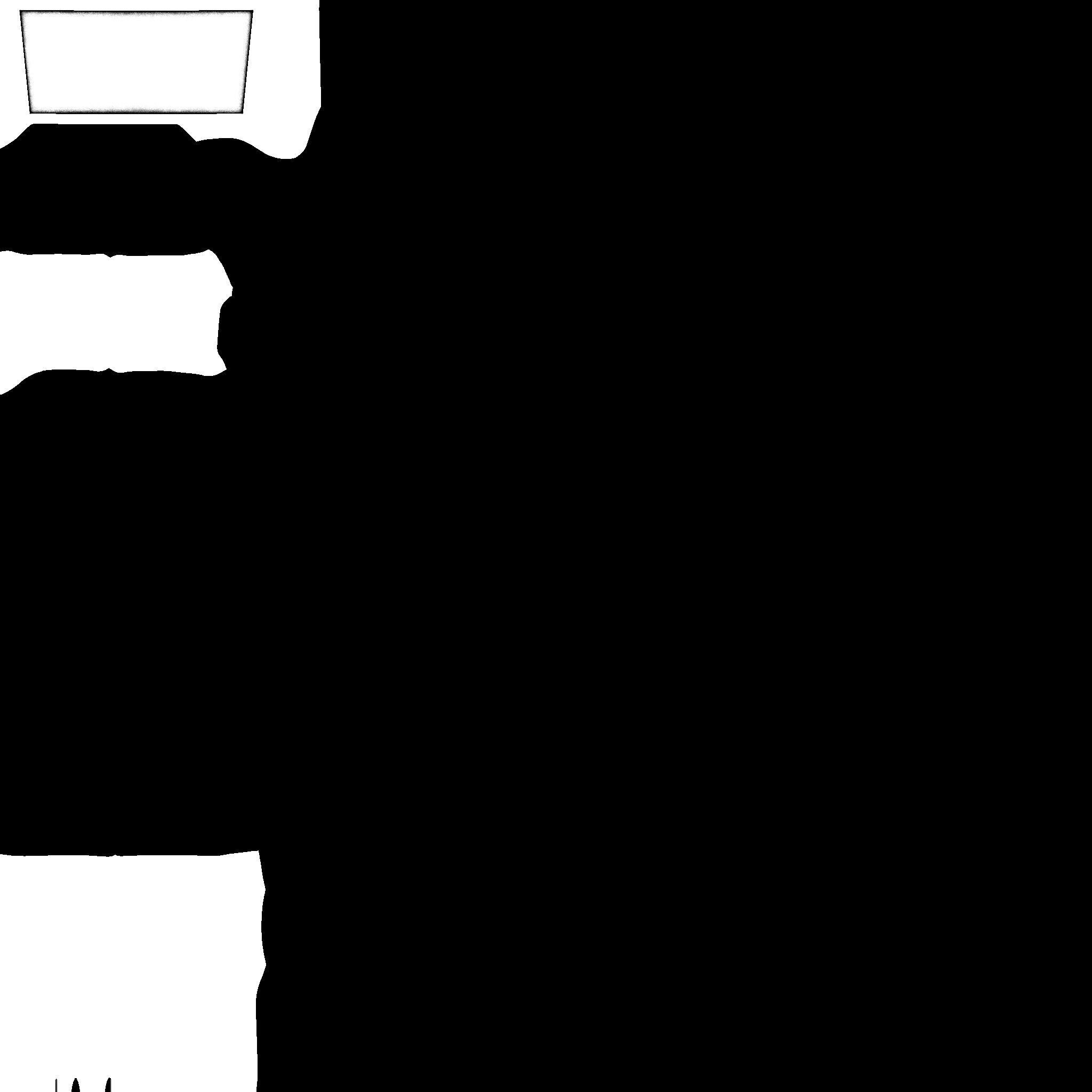 SciFi Backpack 02 White Blue - Character Fashion Design Low-poly 3D model_17