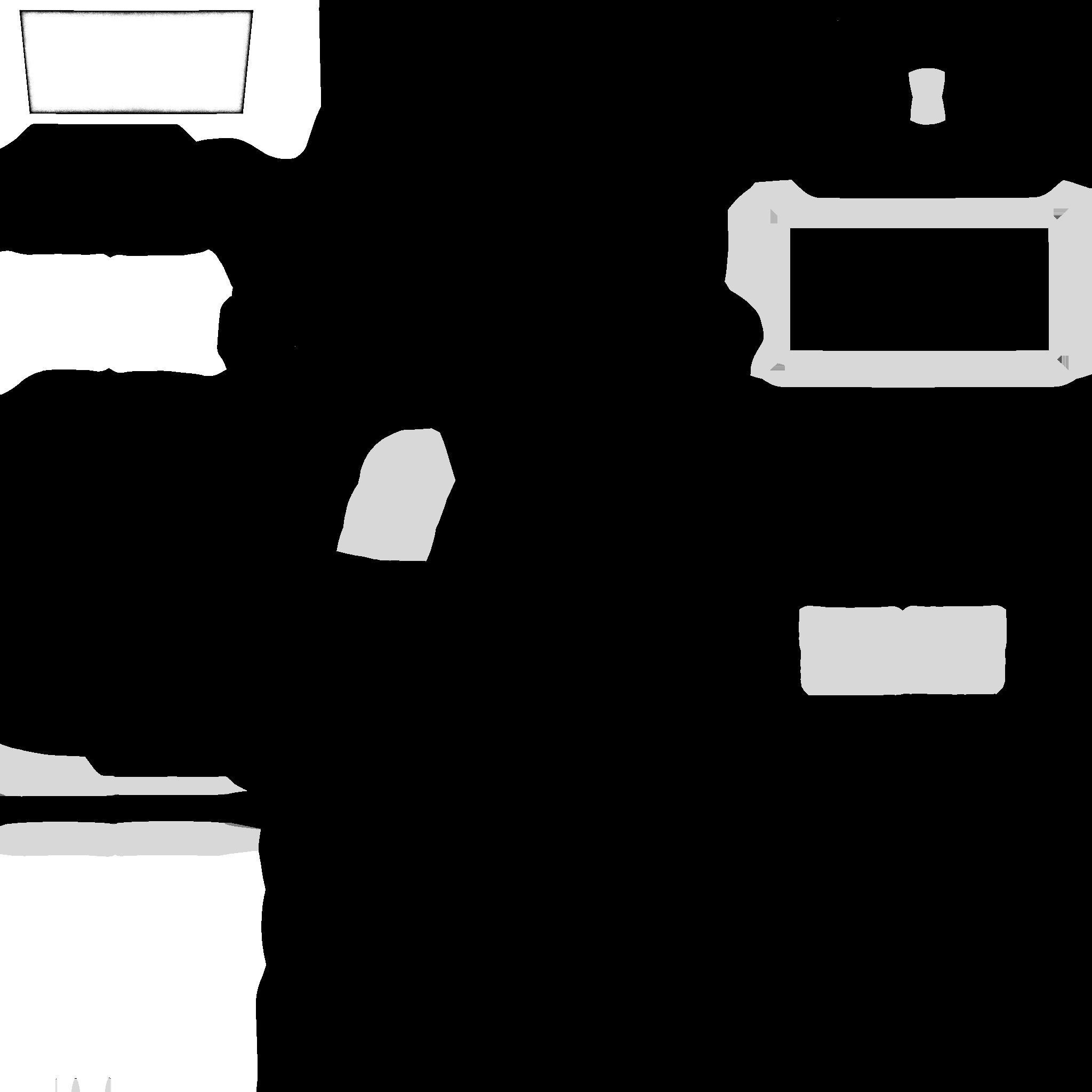 SciFi Backpack 03 Medic - Character Fashion Design Low-poly 3D model_18