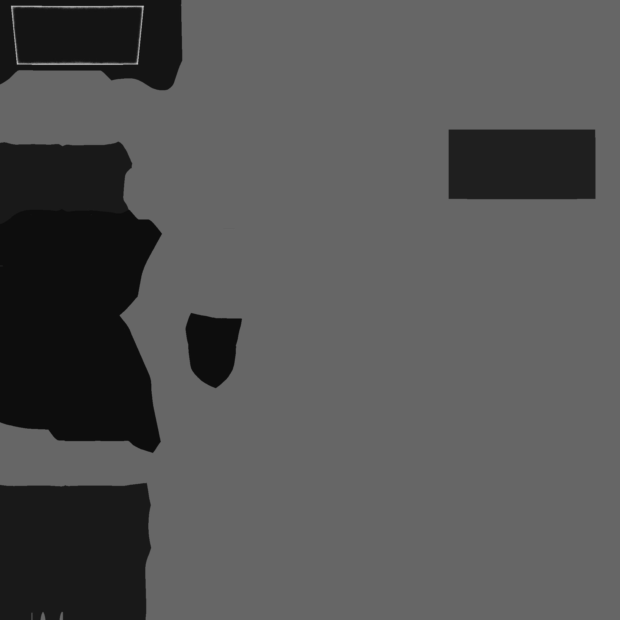 SciFi Backpack 03 Medic - Character Fashion Design Low-poly 3D model_21