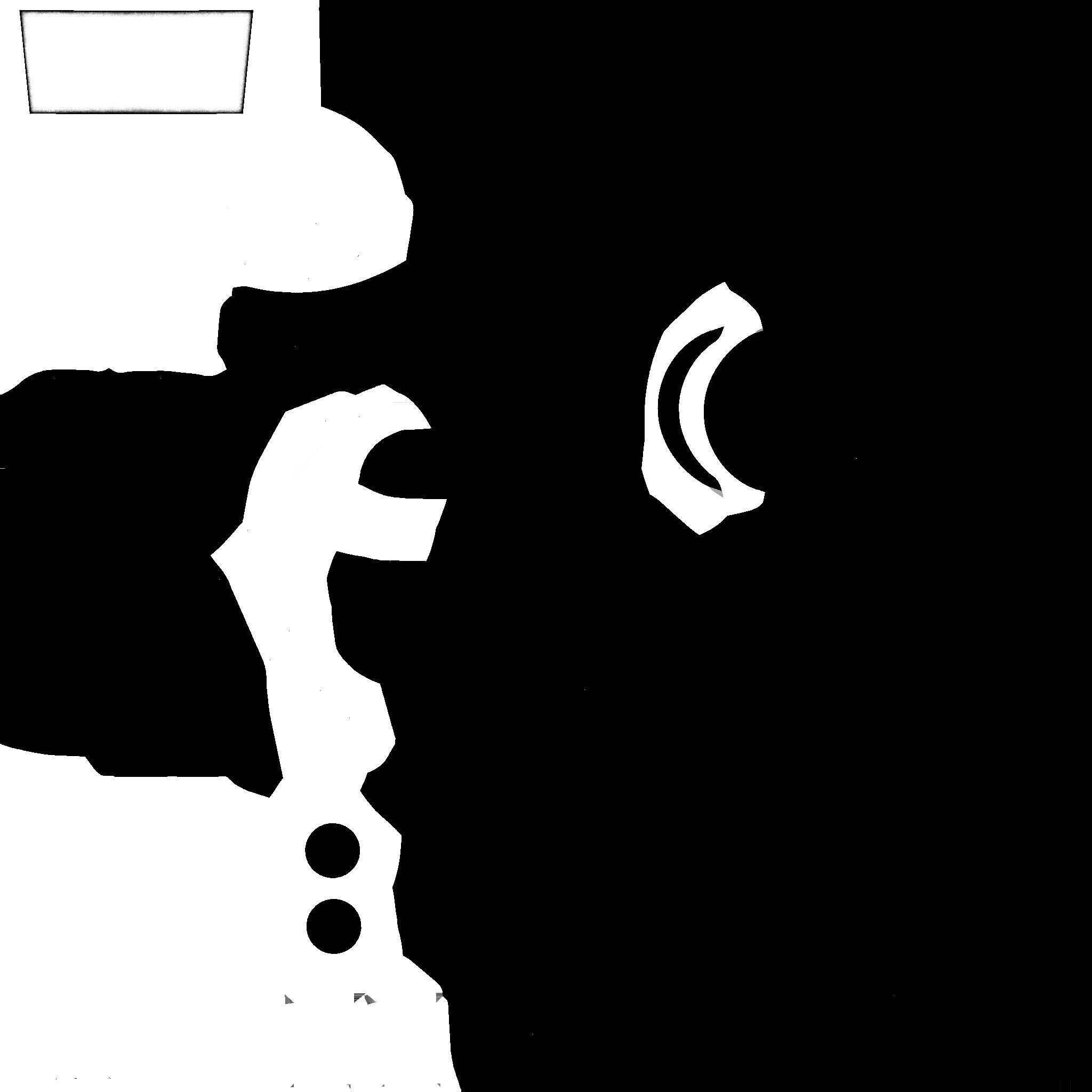 SciFi Backpack 04 Black - Character Fashion Design Low-poly 3D model_18