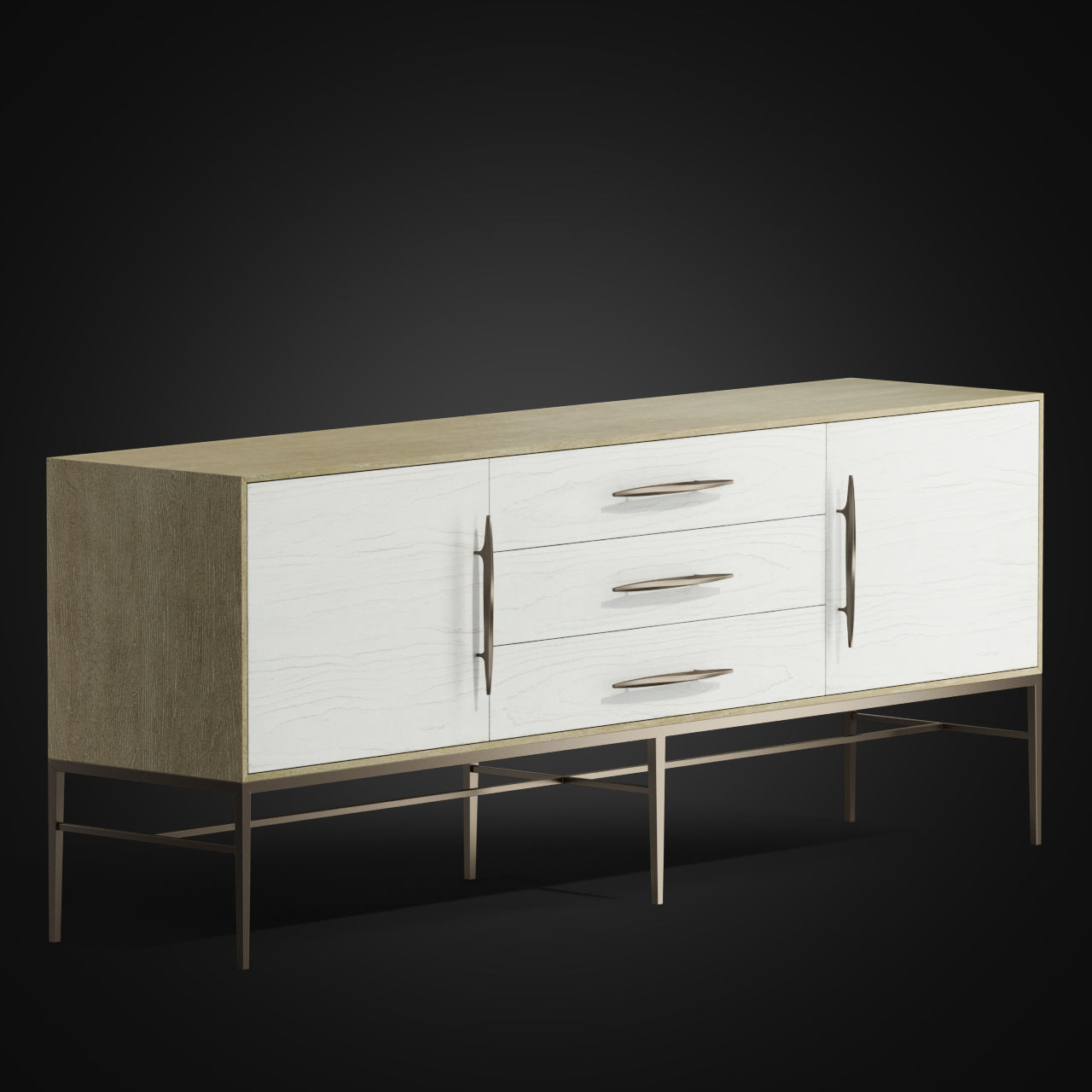 Entertainment Cascade Entertainment Console 3D model_1