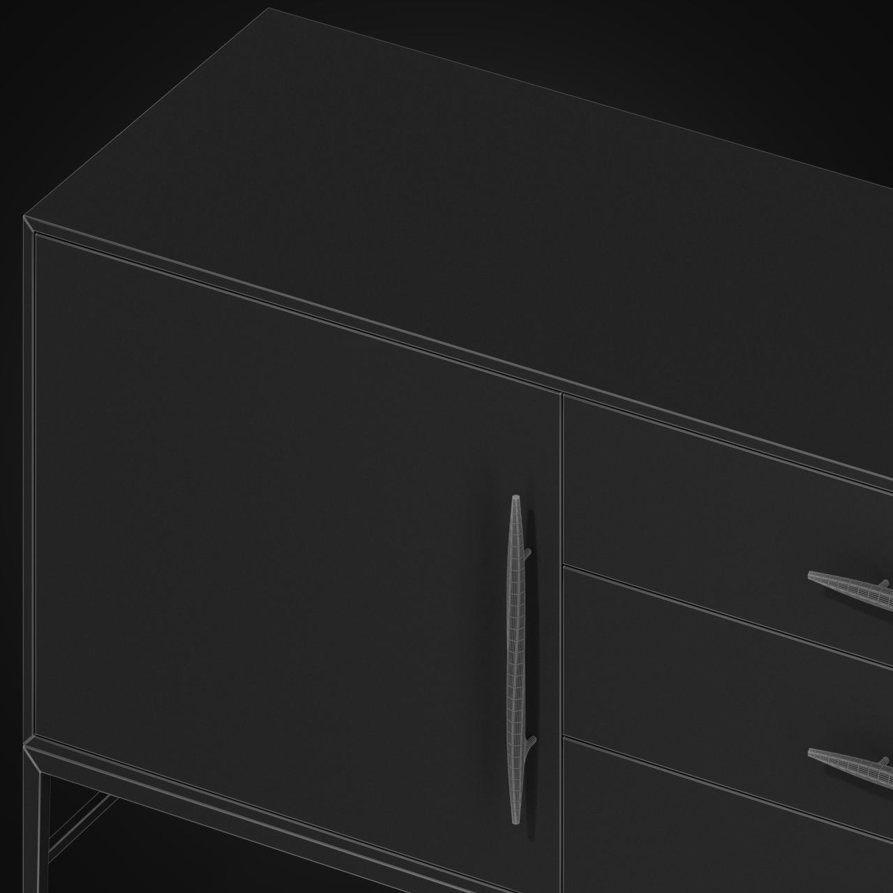 Entertainment Cascade Entertainment Console 3D model_3