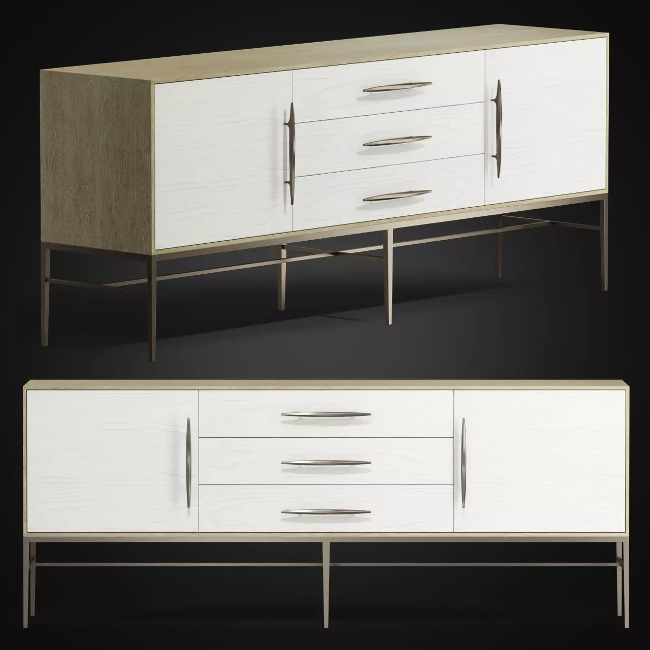 Entertainment Cascade Entertainment Console 3D model_0