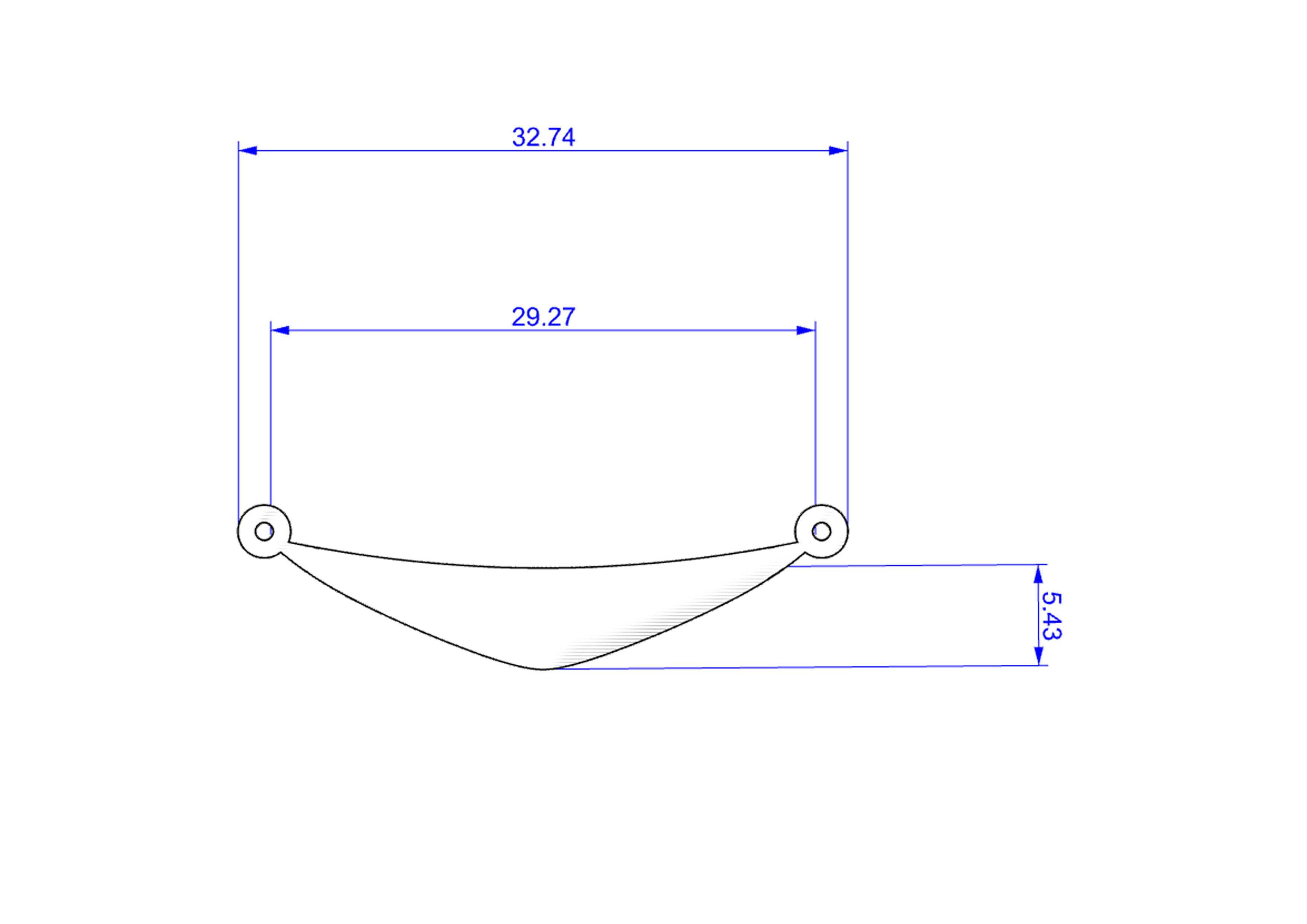 Simple necklace 3D print model_6