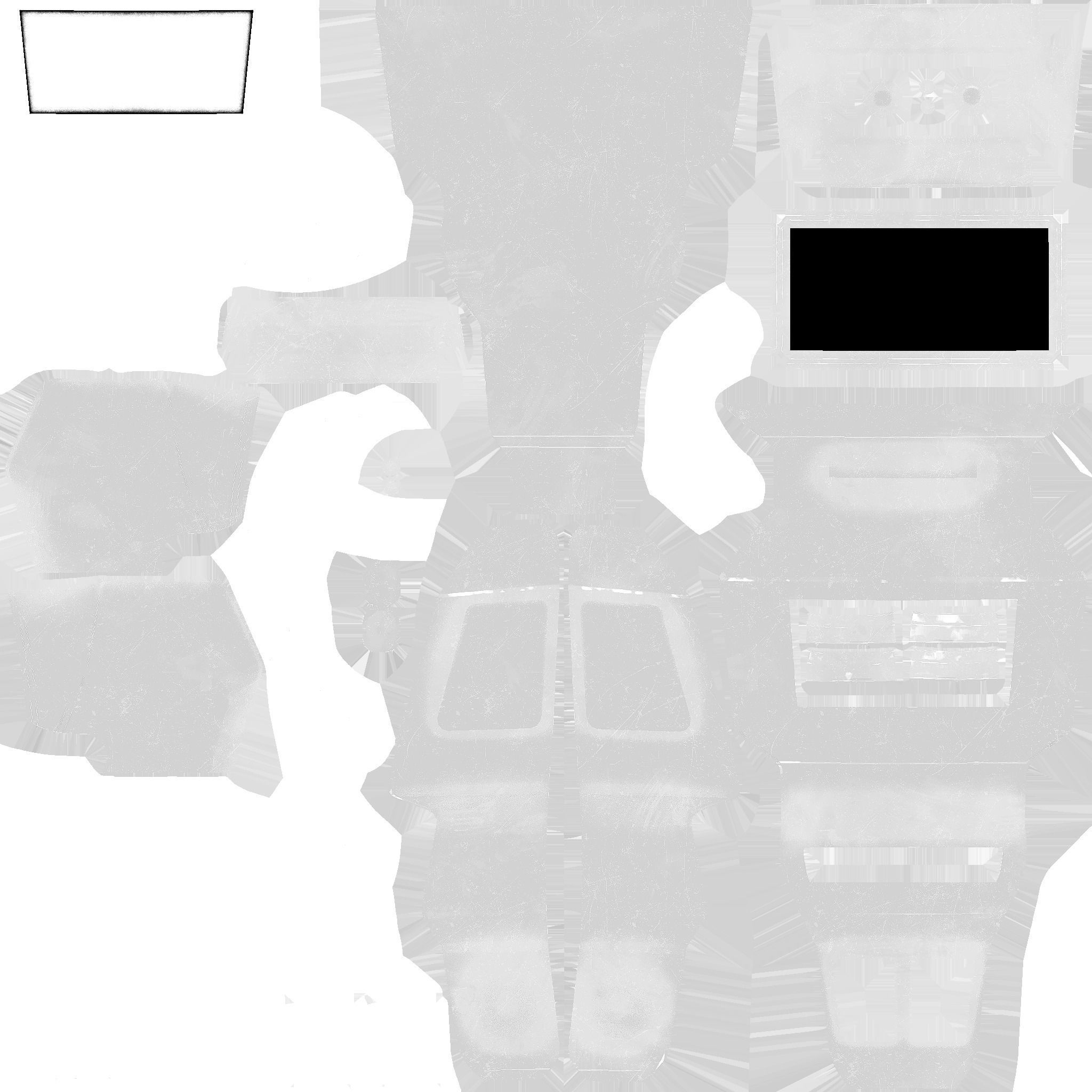 SciFi Backpack 05 Orange - Character Fashion Design Low-poly 3D model_18